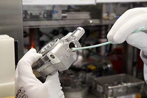100pcs 6.45" Cleanroom Polyester Tip Long Cleaning Swabs with Flexible Paddle Head Cleaning for Optical Lens, Camera Sensors, Electronics, Groove Space and Hard-to-Reach Area CK-PS761B