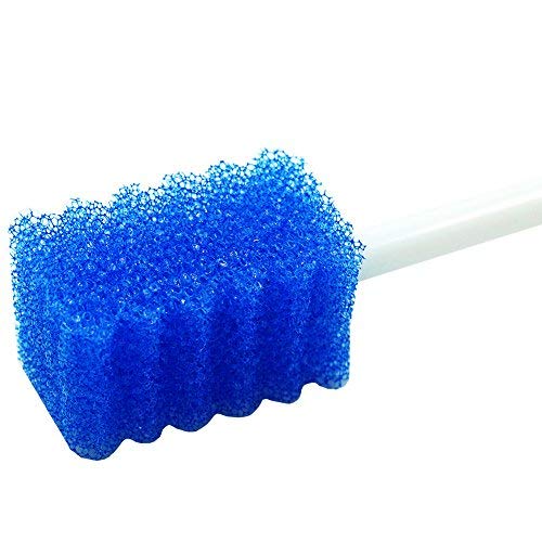 Oral Care Swabs Disposable- Blue 100 Counts