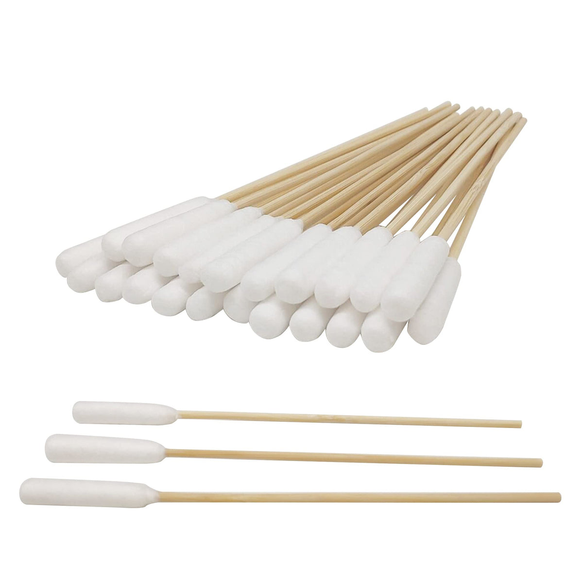 6 Inch Long Cotton Swabs of Medium&Large Pets Ears Cleaning,Makeup 400pcs