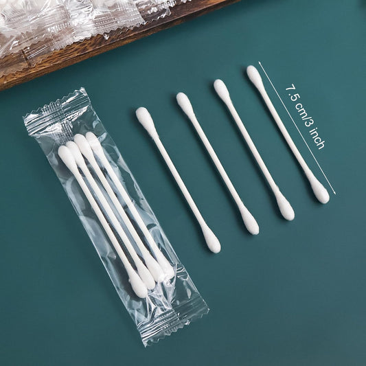 200 Pack Cotton Swabs, Individually Wrapped Cotton Swab