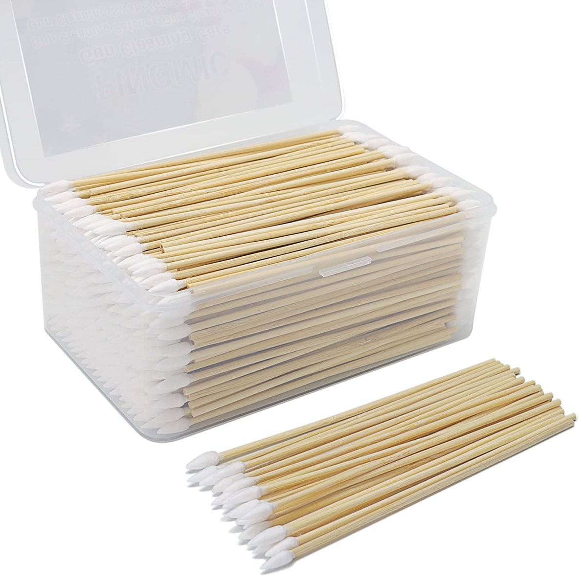 Gun Cleaning Swabs, FSC Bamboo Handle, 6-Inch Lint-Free Swabs