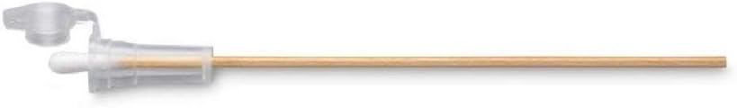 Puritan Medical Cap-Shure 6" Sterile Standard Cotton Swab w/Tip Protector & Wood Handle - 25-806 1WC EC - Box of 50