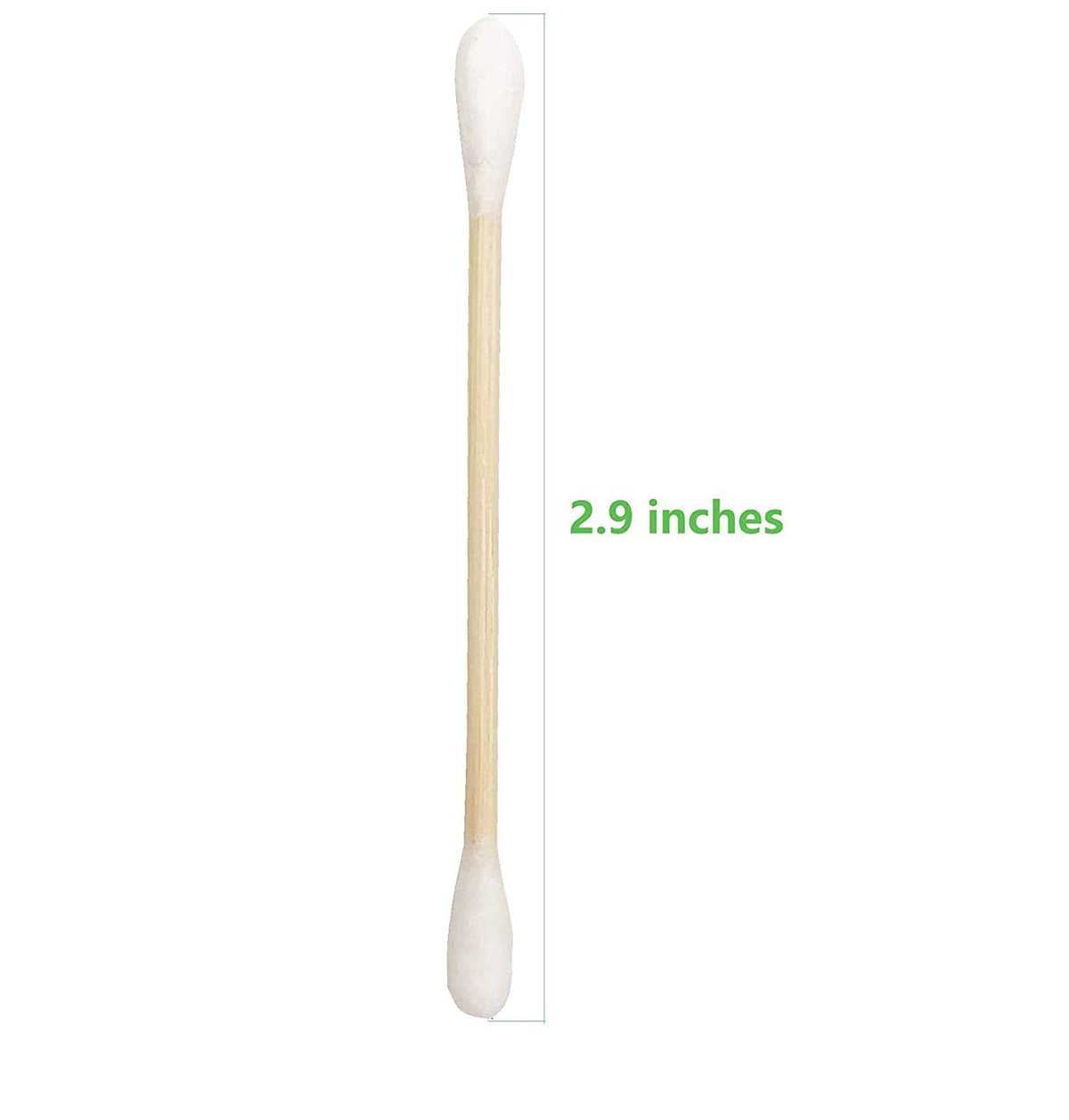 Cotton Swabs with Wooden Sticks/Biodegradable Cotton Buds 2400pcs
