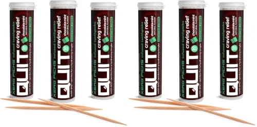 Xero Picks Infused Flavored Toothpicks to Help Quit Smoking - Nicotine Free (Variety Pack, 20 Count (Pack of 5)) Non-GMO Kosher Vegan