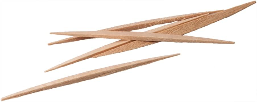 Paro 71750 Solid Stuzz DPP P | Double Pointed Wooden Toothpicks | Medium Interdental Toothpick | 96 Pieces of Wooden Sticks