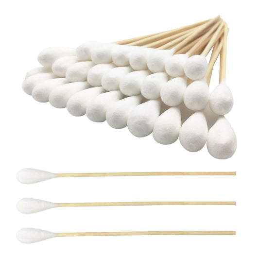 6 Inch Long Cotton Swabs (Large Size) 600pcs for Pets, Gun Cleaning,Makeup