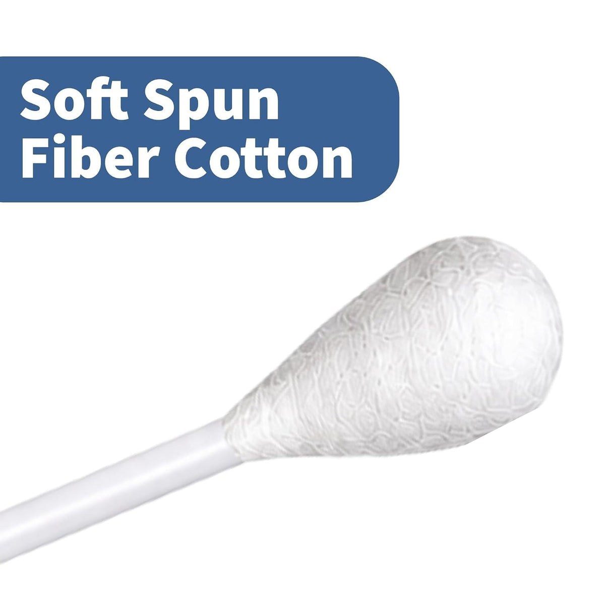 Vakly Oversized Cotton Tipped Applicators, Large 1/2" Cotton Swabs, 100 Pk