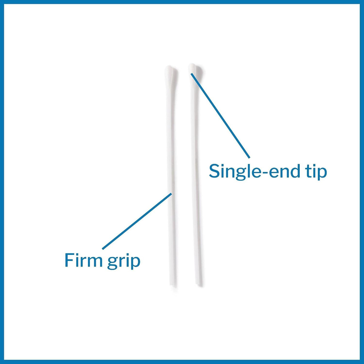 McKesson Cotton Tipped Applicator, Long Sterile Medical Swabs, 6 in, 200 ct