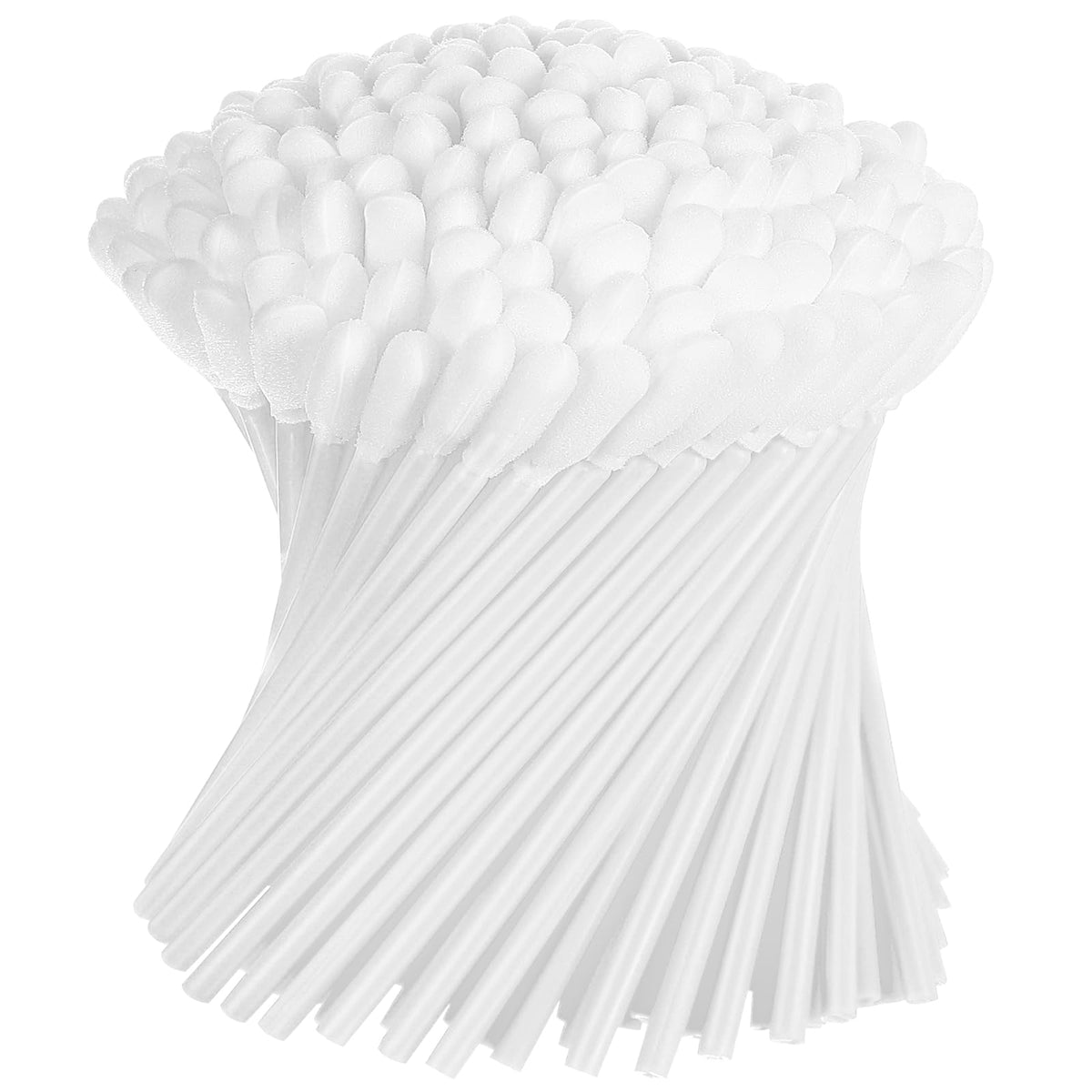 Zhengmy 500 Pcs Foam Swabs for Printer Head Camera Lens 3.66 Inch,Black