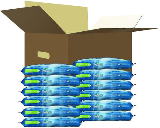 Prevail Soft Adult Washcloths, Disposable for Men Women, 12 x 8 in, 576 ct