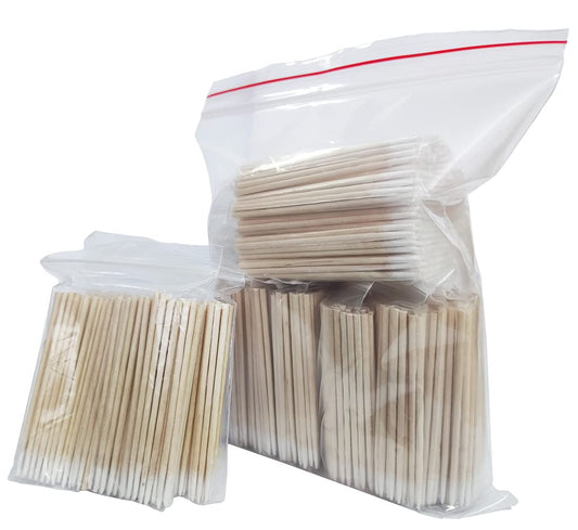 GSA 1500 Count Microblading Cotton Swab, Cotton Swabs Pointed Tip, Cotton Swabs Wood Sticks, Cotton Tipped Applicator, Tattoo Permanent Supplies, Makeup Cosmetic Applicator Sticks (15 packets)