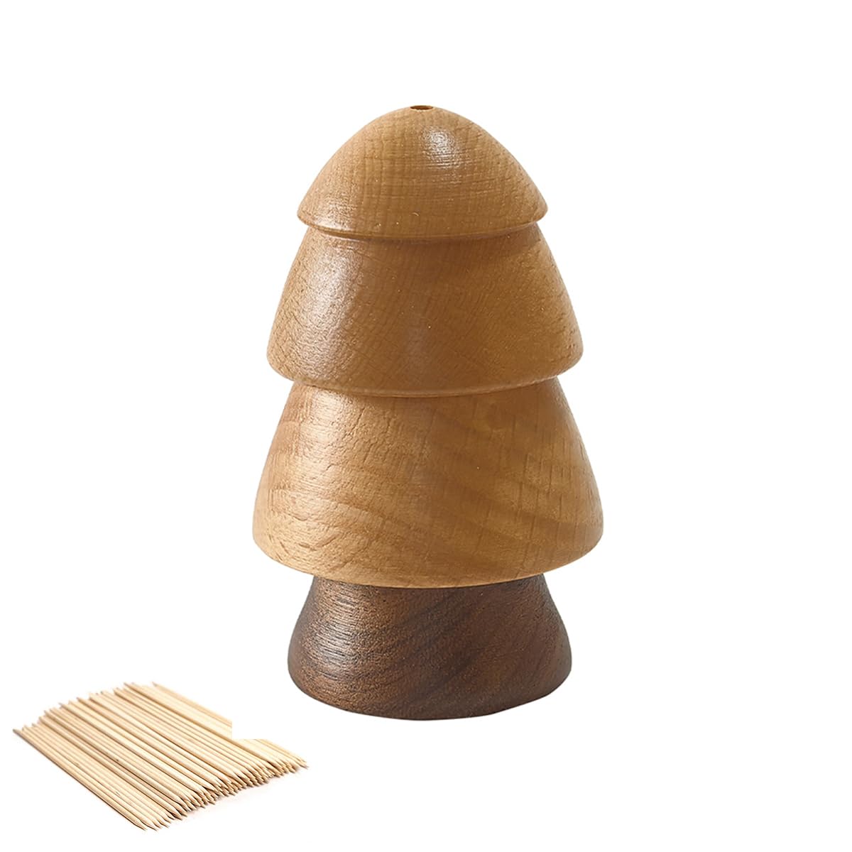 EAEDMY Cute Mushroom Toothpicks Holder with 390 Pcs Toothpicks, Cactus Toothpick Holder Dispenser for Home Kitchen Table Decor Accessories, Warm and Unique Gifts (1.Mushroom X 2)