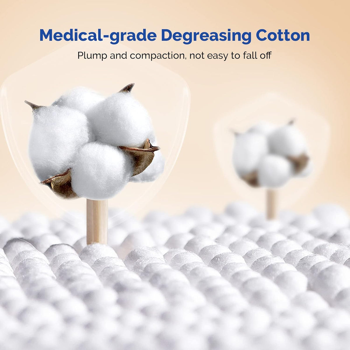 JMU 10000 Count Long Cotton Swabs Medical, 6 Inch Cotton Tipped Applicators