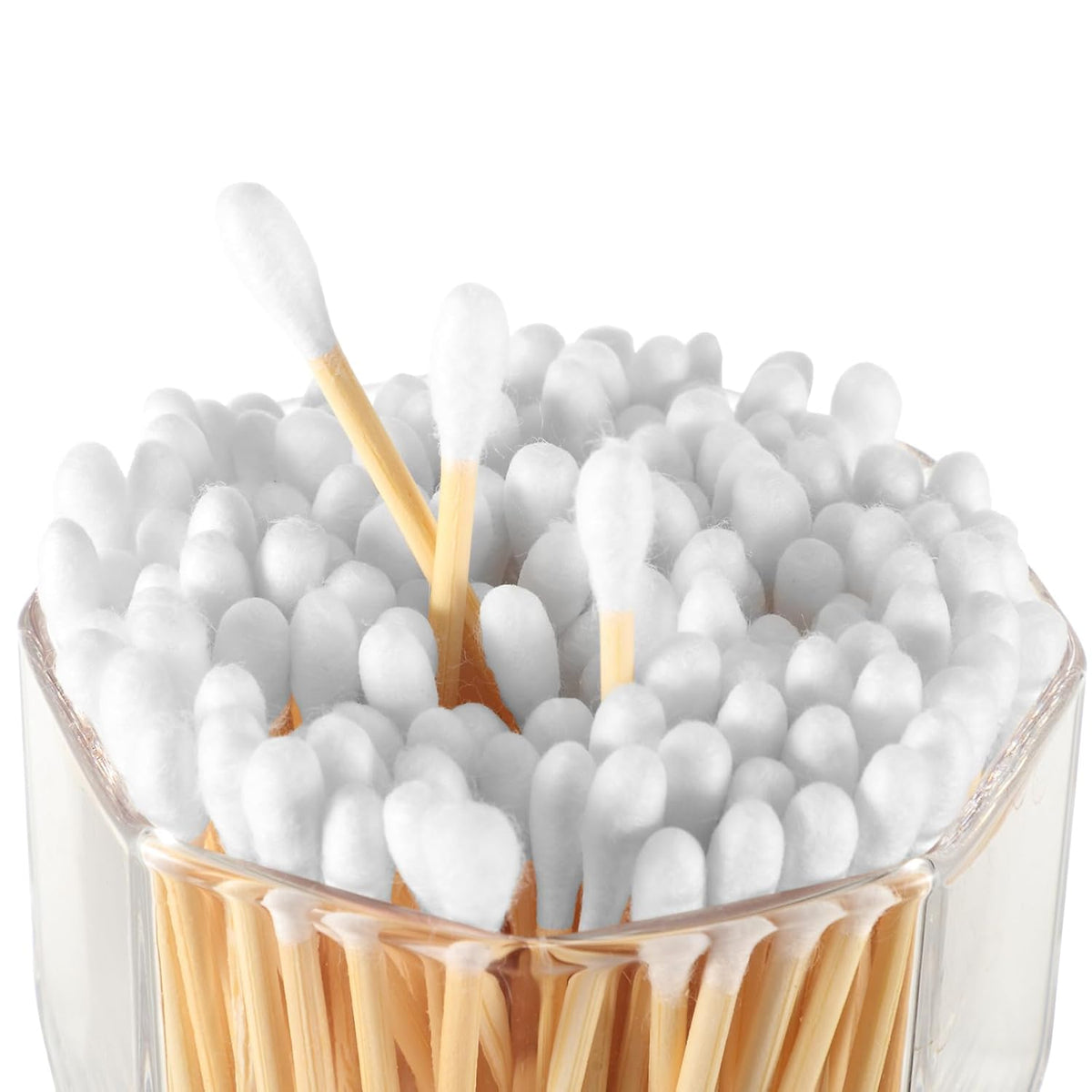 Demissle 1500 Pcs in 30 Packs Travel Size Cotton Swabs Individually Wrapped
