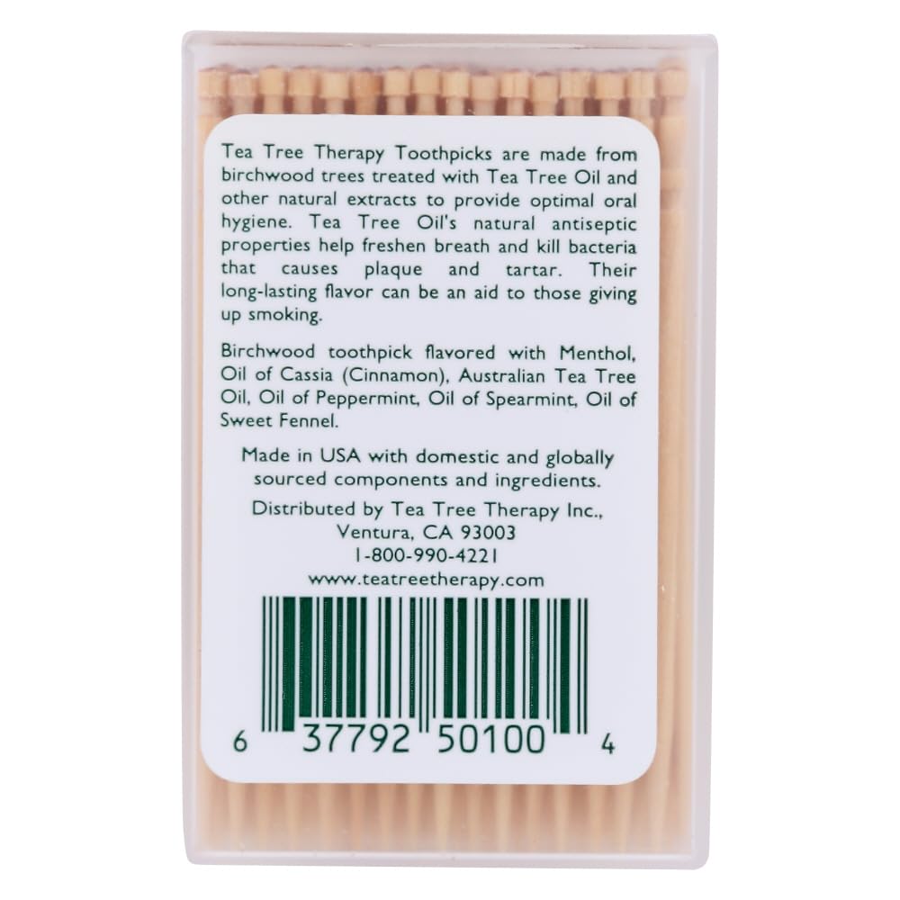 Tea Tree Therapy Toothpicks Mint - 100 Toothpicks3
