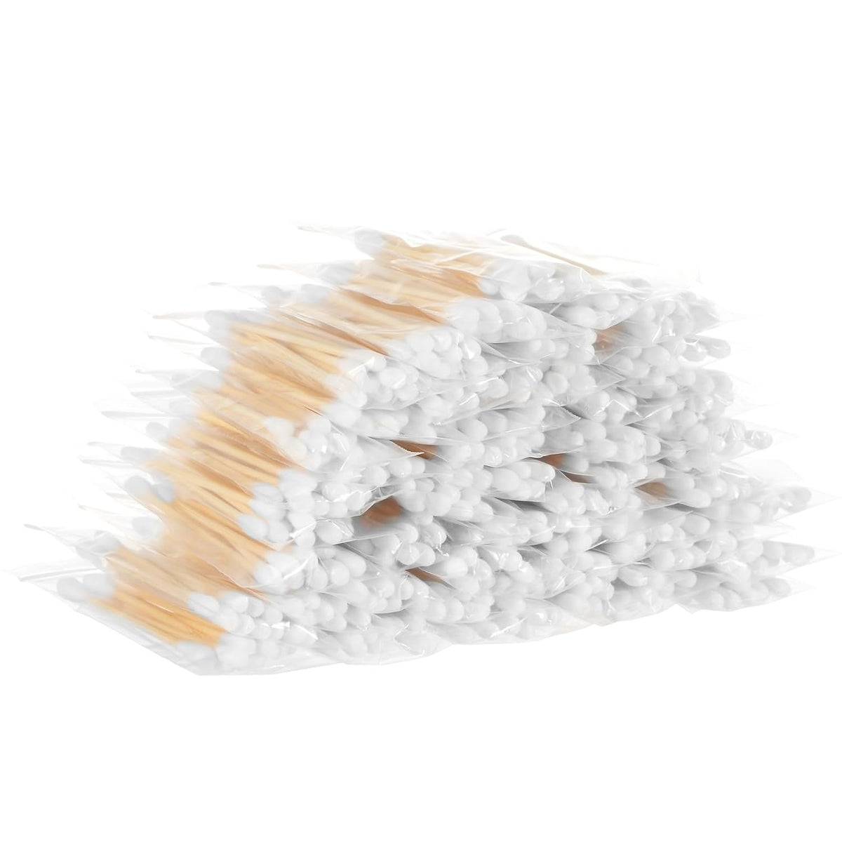 Demissle 2400 Pcs in 240 Packs Travel Size Cotton Swab Individually Wrapped