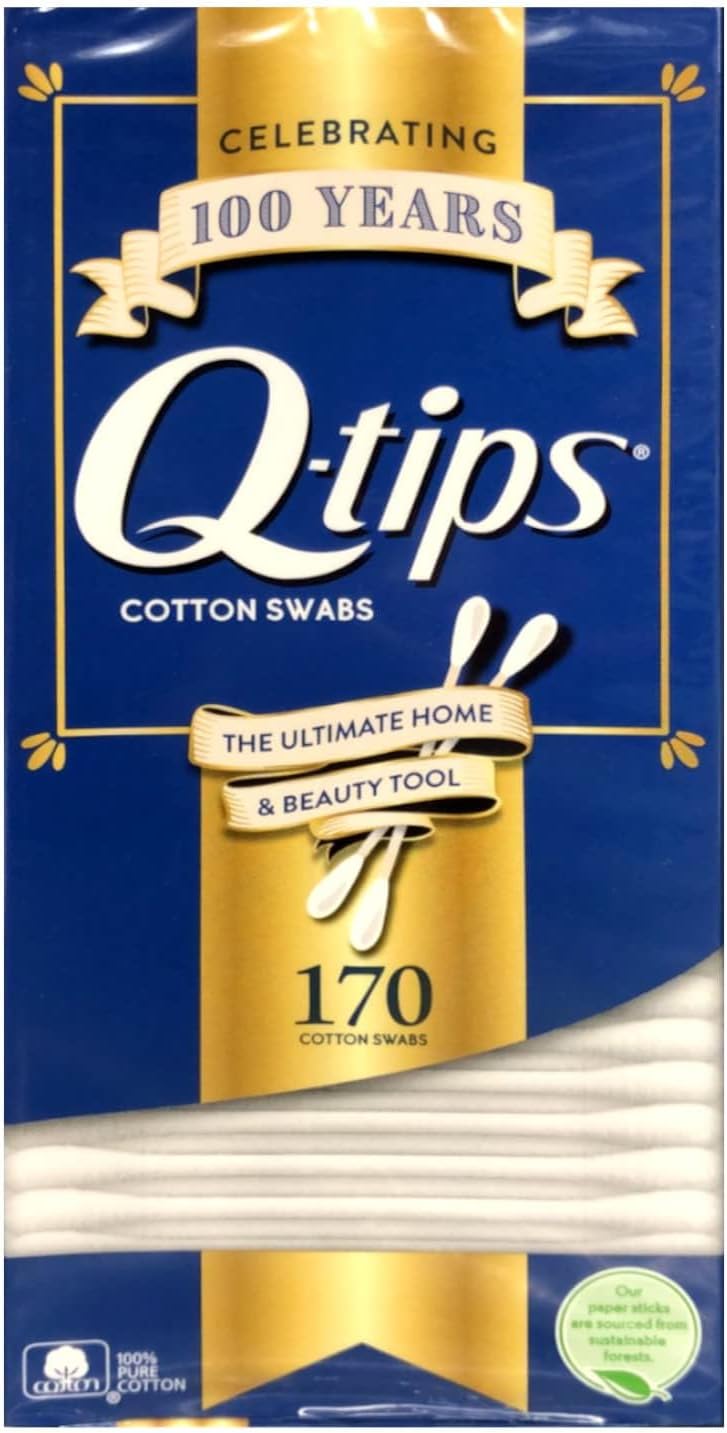 Q-Tips Cotton Swabs, 170 Count, 4-Pack