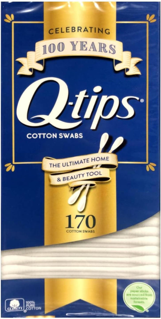 Q-Tips Cotton Swabs, 170 Count, 4-Pack