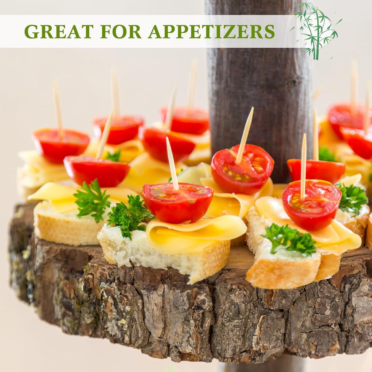 Nuogo 10000 Pcs Bulk Bamboo Wooden Toothpicks Individually Wrapped