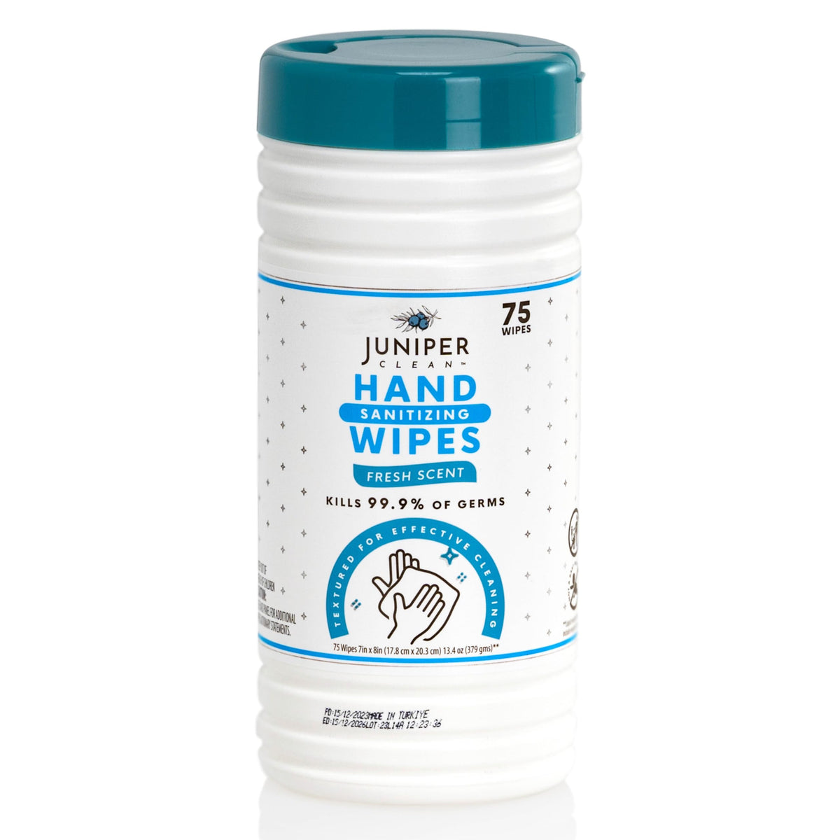 Juniper CLEAN Hand Sanitizing Wipes, 432 Count Soft Flow (Pack of 6)