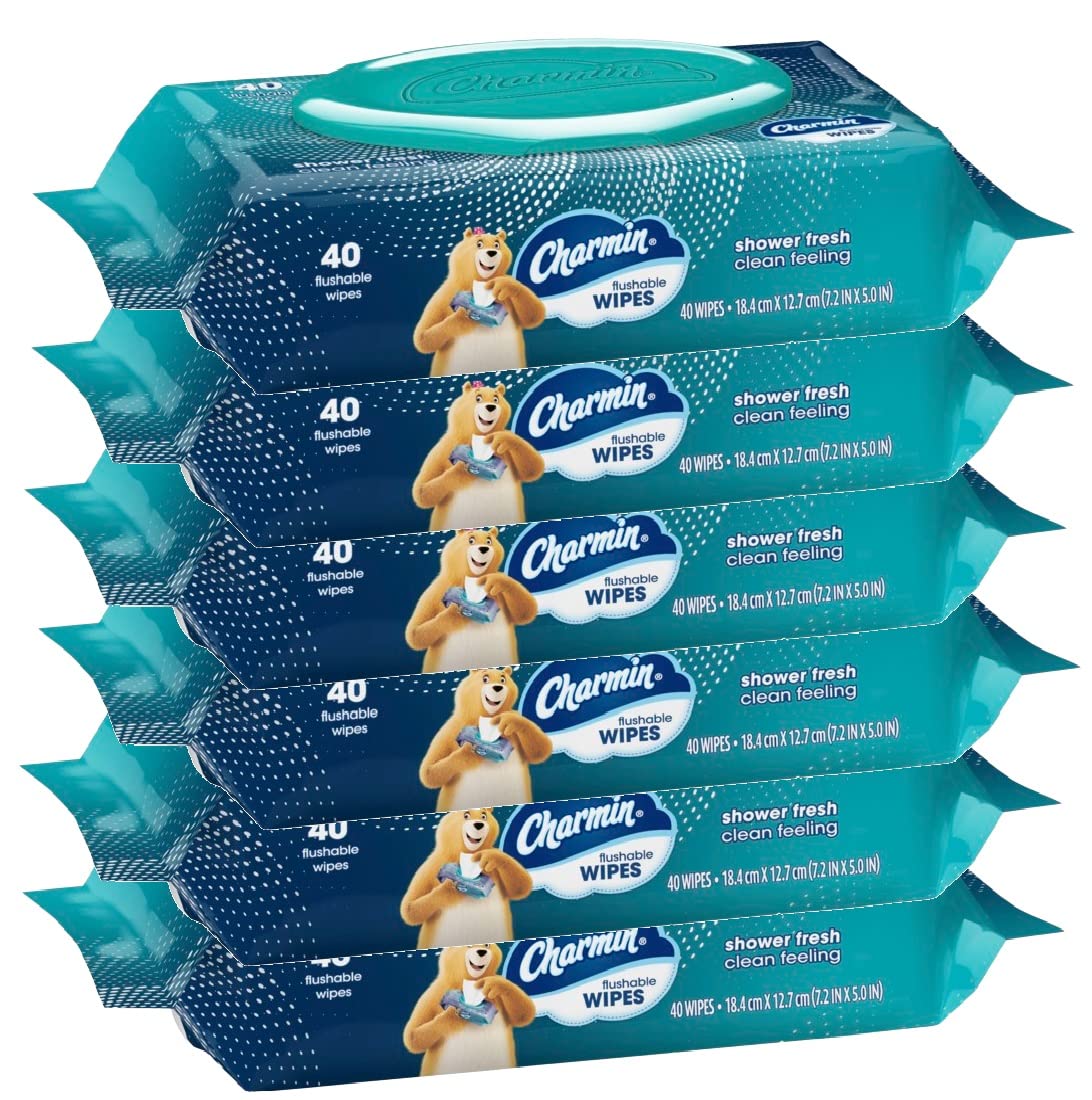 Charmin Freshmates Flushable Wipes (Pack of 3) 80ct