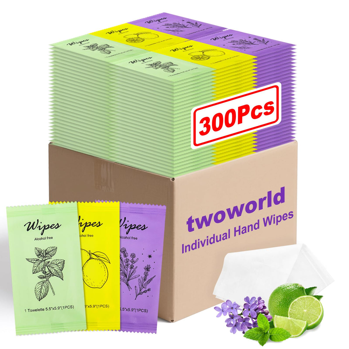 Individual Hand Wipes Wet Wipes Travel Size,Wet Wipes Individually Wrapped
