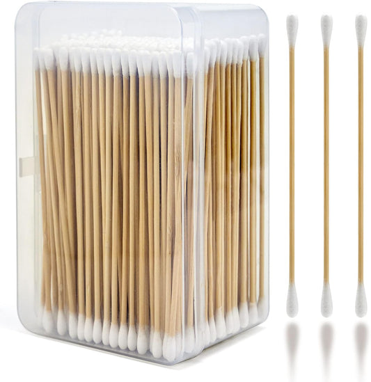 PINGMIC Gun Cleaning Swabs, 6" Long Cotton Swab