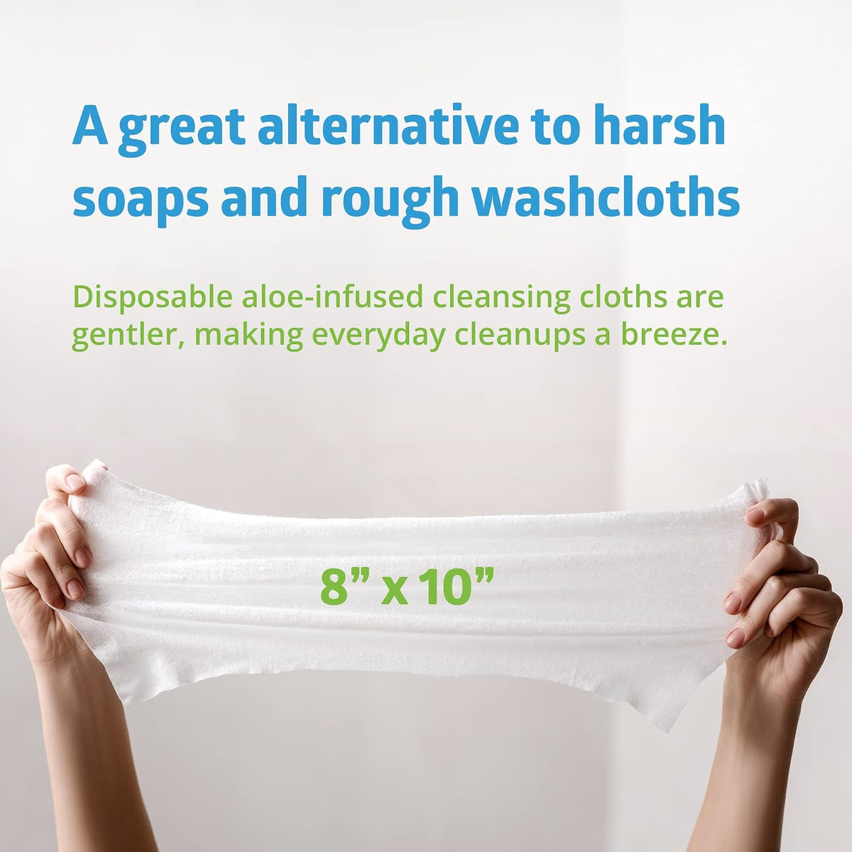 FitRight Personal Cleansing Wipes with Aloe 8x10 Scented 600 Count