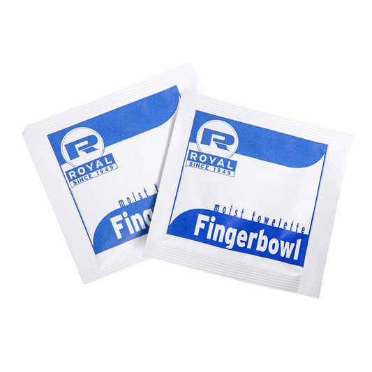 Royal Moist Wet Wipe Towelette, Individually Wrapped, Package of 1000