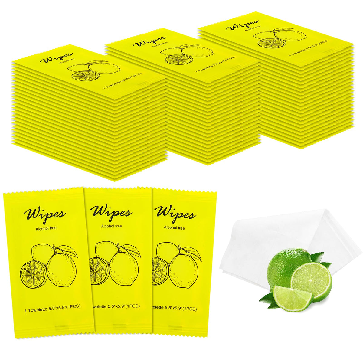 Individual Hand Wipes Wet Wipes Travel Size,Wet Wipes Individually Wrapped