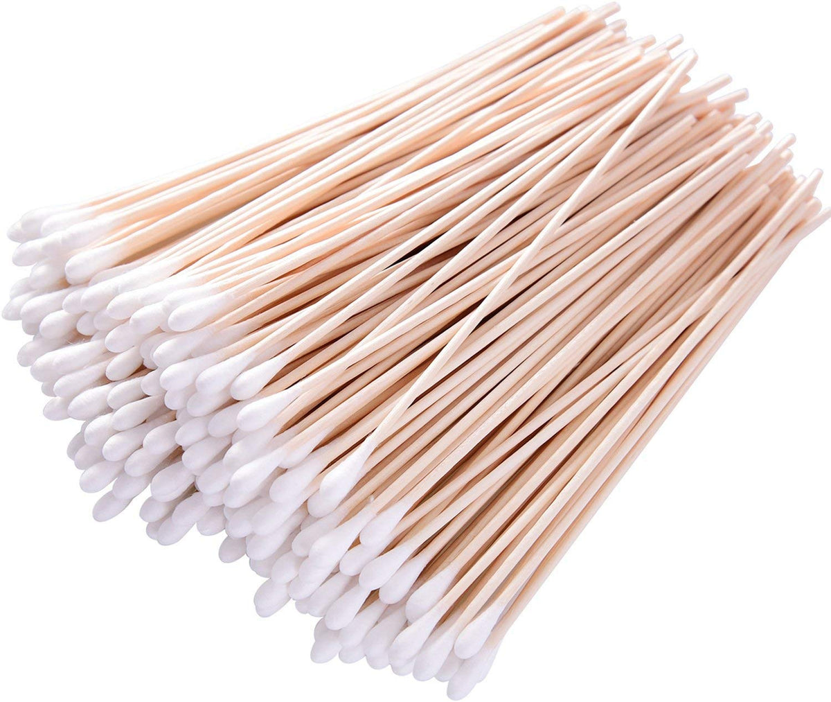 6" Long Cotton Swabs 1400pcs for Makeup, Gun Cleaning or Pets Care