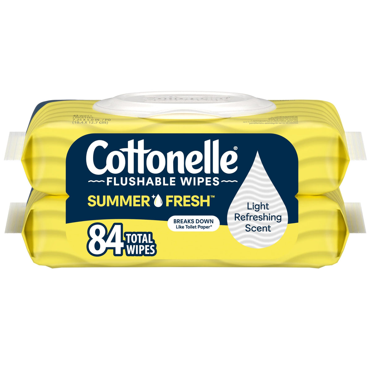 Cottonelle Fresh Feel Flushable Wipes, 16 Packs, 42 Wipes per Pack