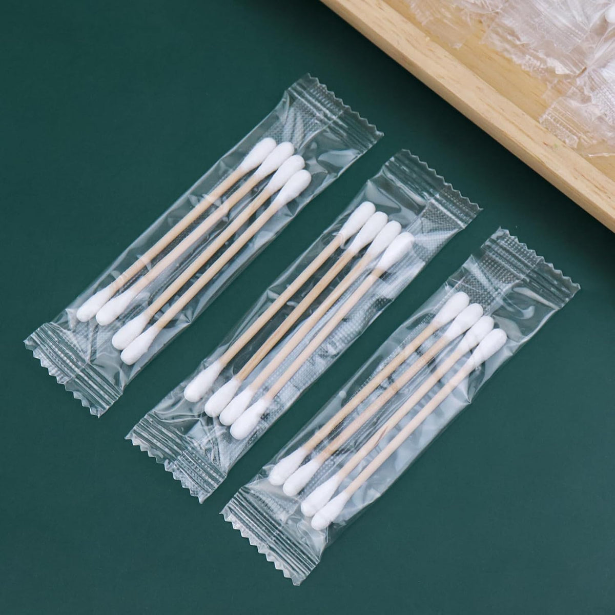 200 Pack Cotton Swabs, Individually Wrapped Cotton Swab
