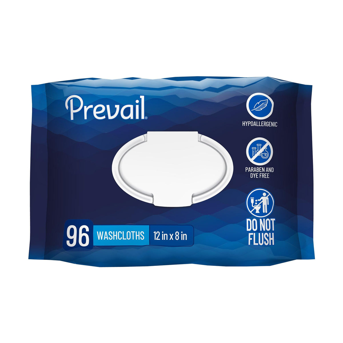 Prevail Soft Adult Washcloths, Disposable for Men Women, 12 x 8 in, 576 ct