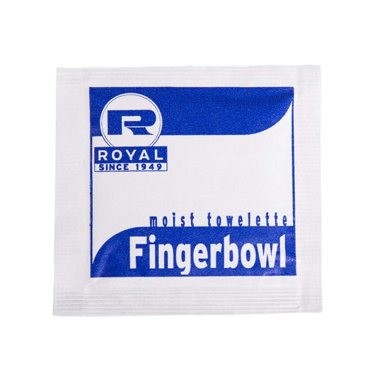 Royal Moist Wet Wipe Towelette, Individually Wrapped, Package of 1000
