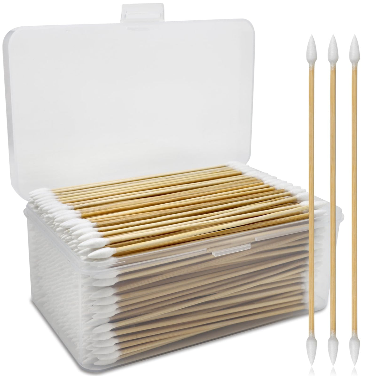 900/400PCS Double-Ended 6" Pointed Gun Cleaning Swabs