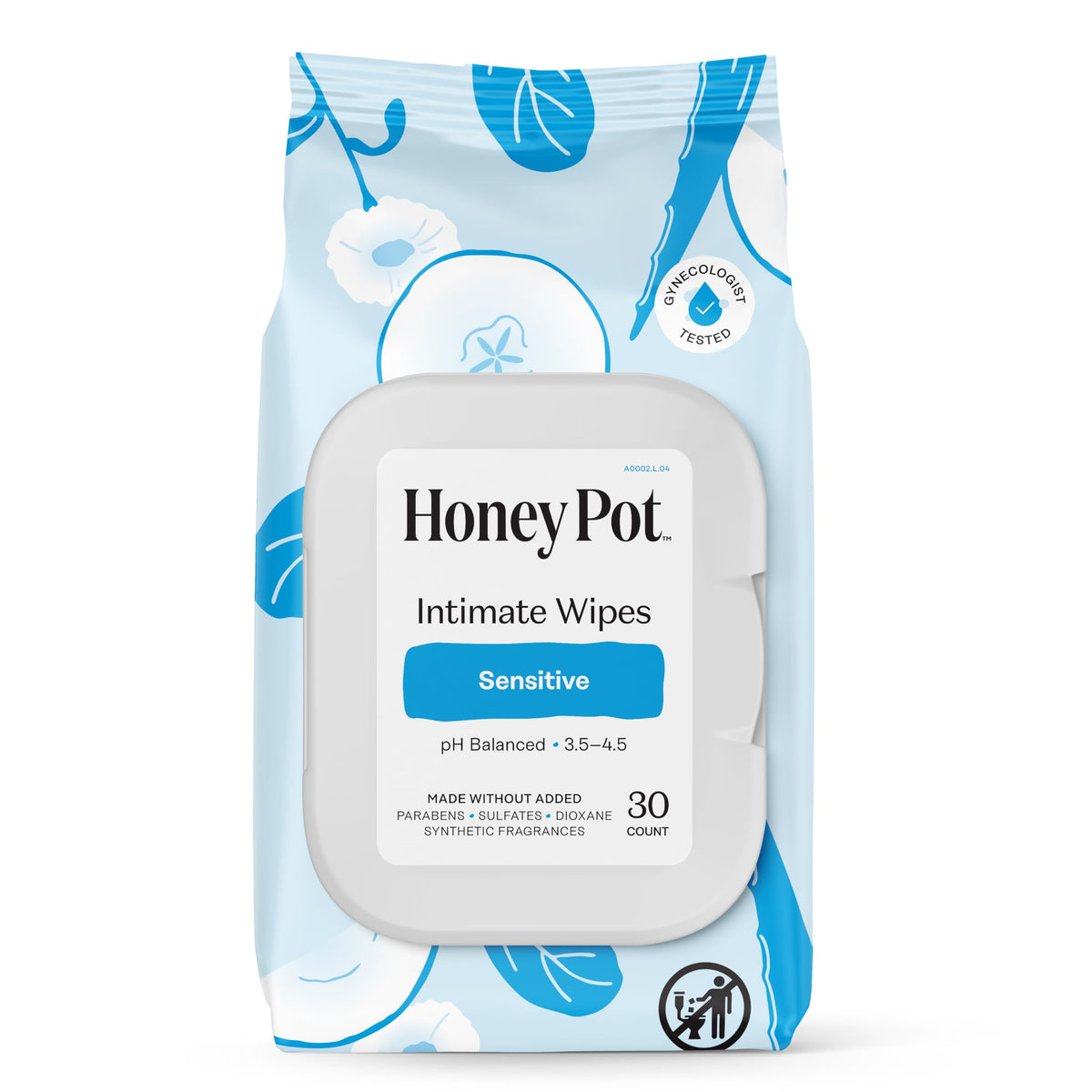 The Honey Pot Company - Feminine Wipes - Sensitive - Individually Wrapped