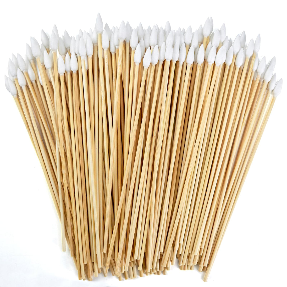 Gun Cleaning Swabs, FSC Bamboo Handle, 6-Inch Lint-Free Swabs