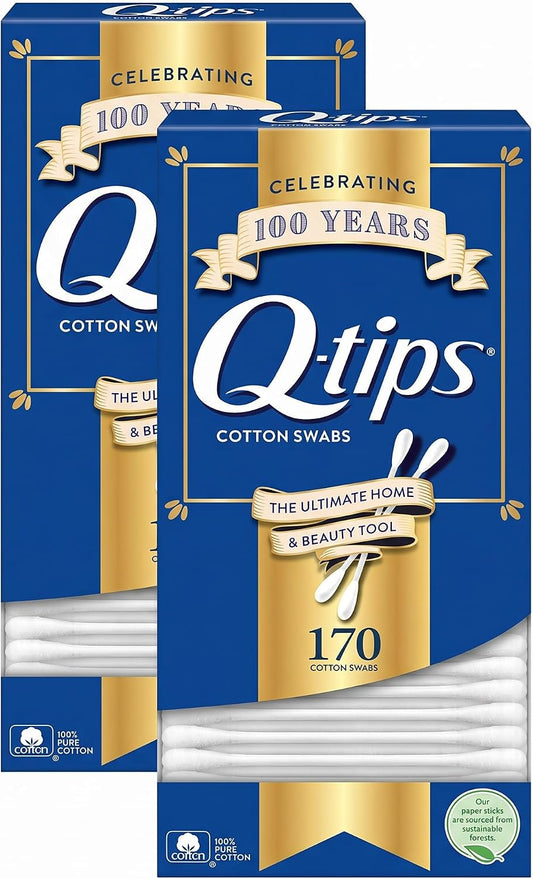 Q-Tips Cotton Swabs, 170 Count, 4-Pack