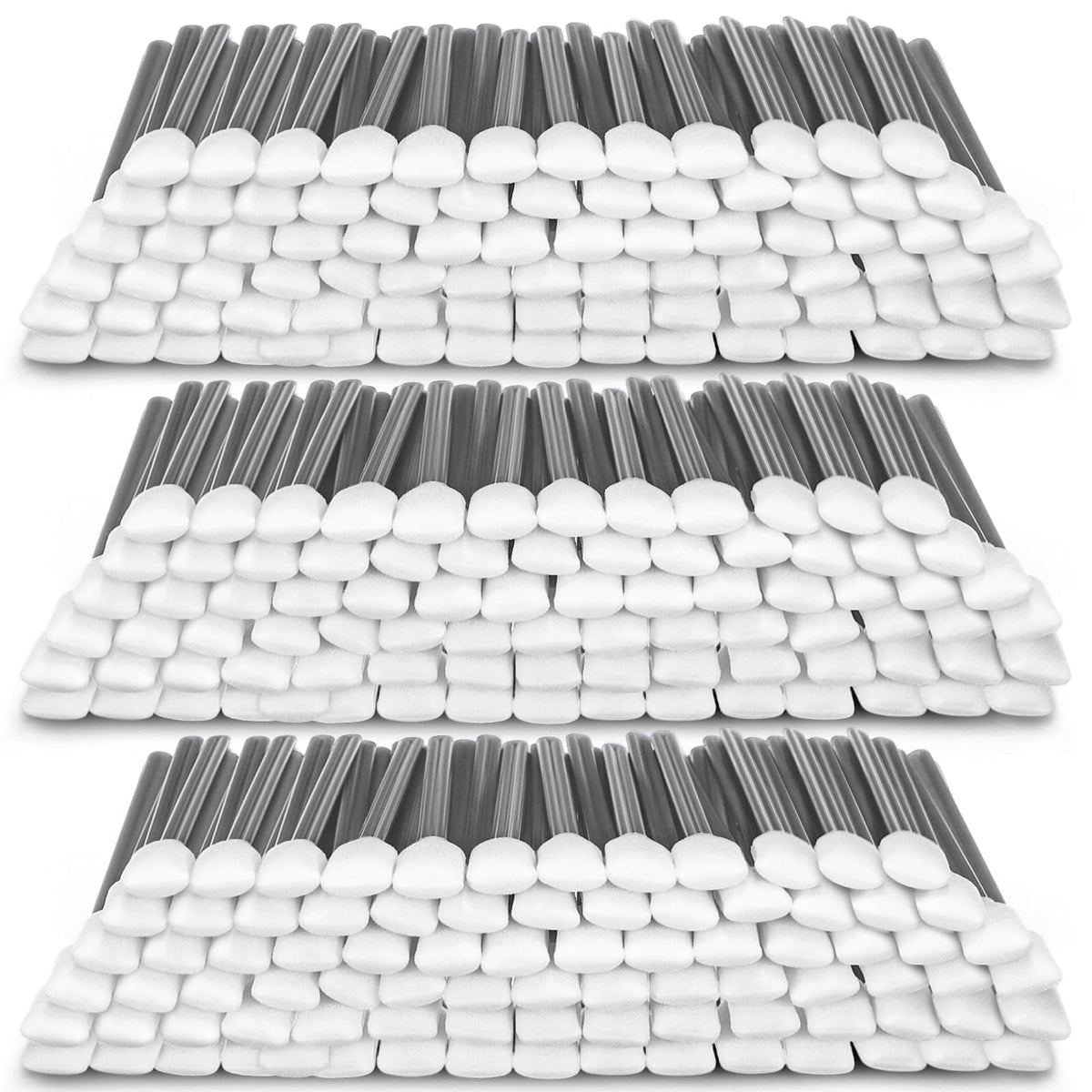 Dunzy 300 Pcs Foam Cleaning Swabs, Blue Rectangle Sponge Tips for Printers