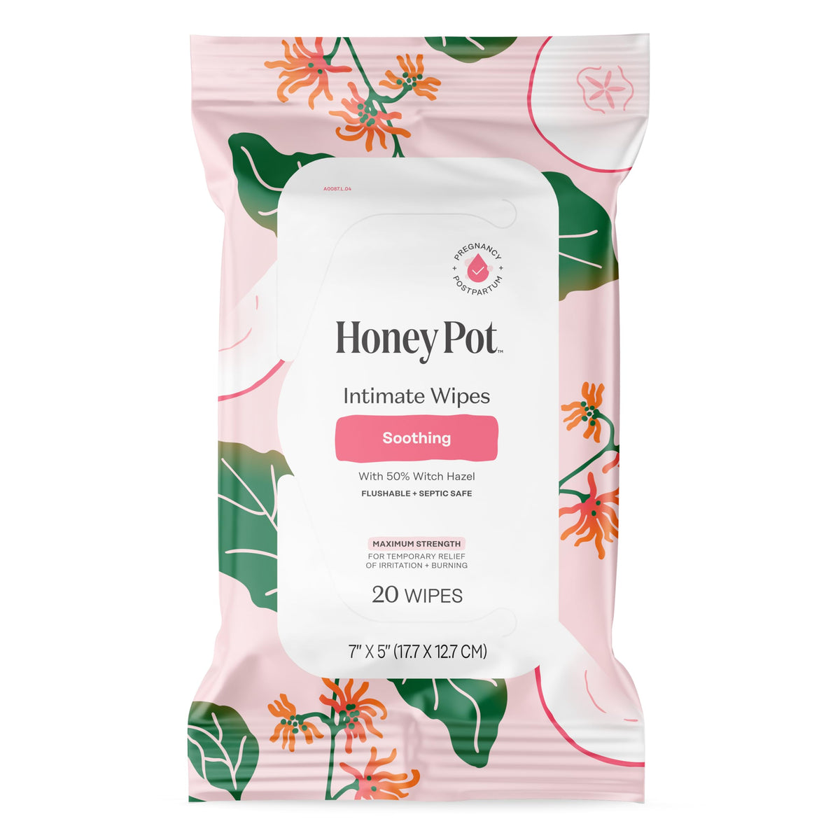 The Honey Pot Company - Feminine Wipes - Sensitive - Individually Wrapped