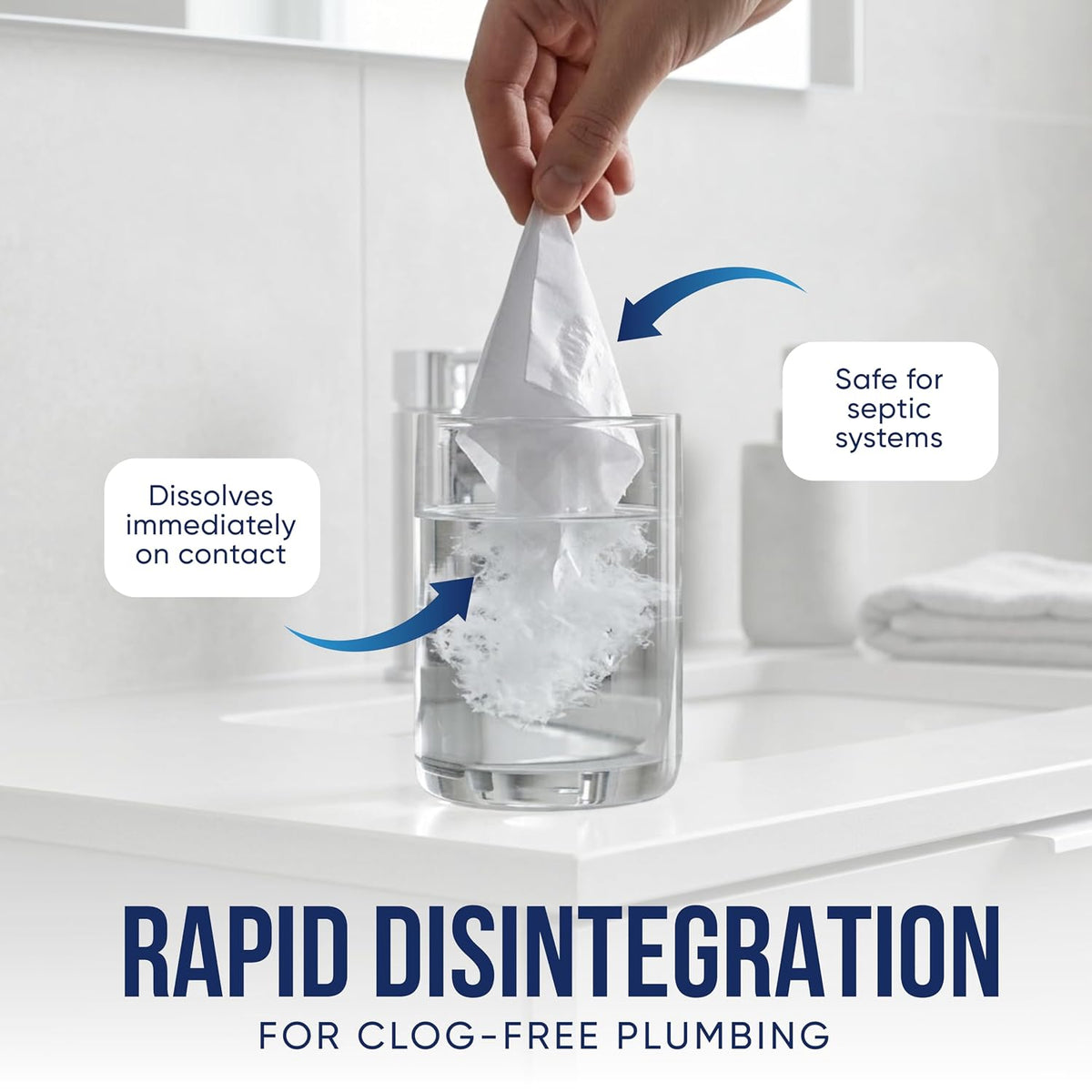 Air Jungles Flushable Wipes 300 Ct 6-Pack, Adult and Kid, XL 7x7 Inch
