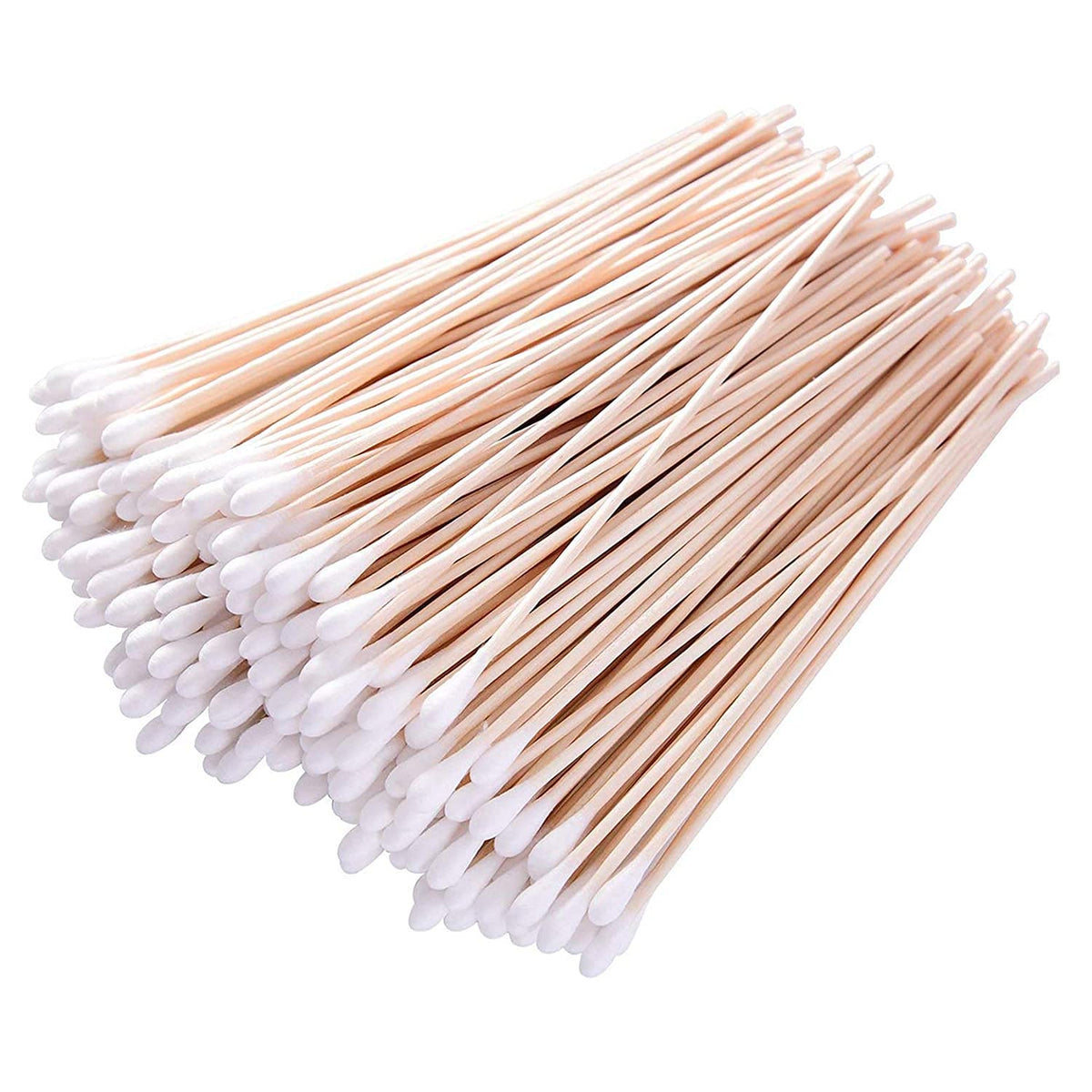 6" Long Cotton Swabs 1400pcs for Makeup, Gun Cleaning or Pets Care