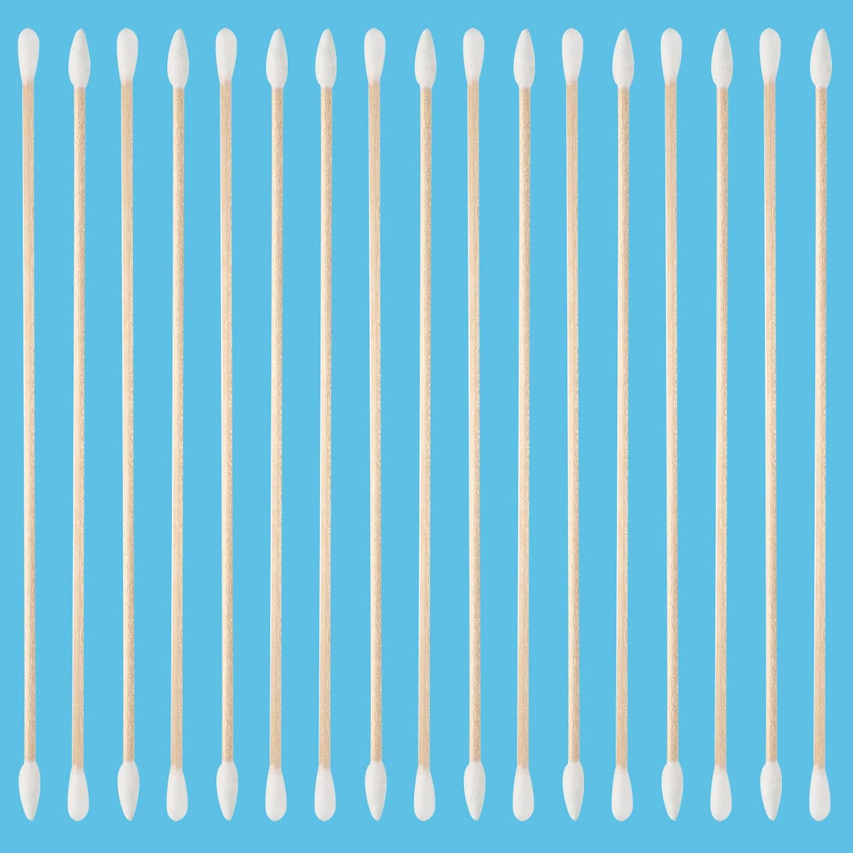 Norme 500 Pcs 6 Inch Gun Cleaning Swabs with Wooden Handle and Storage