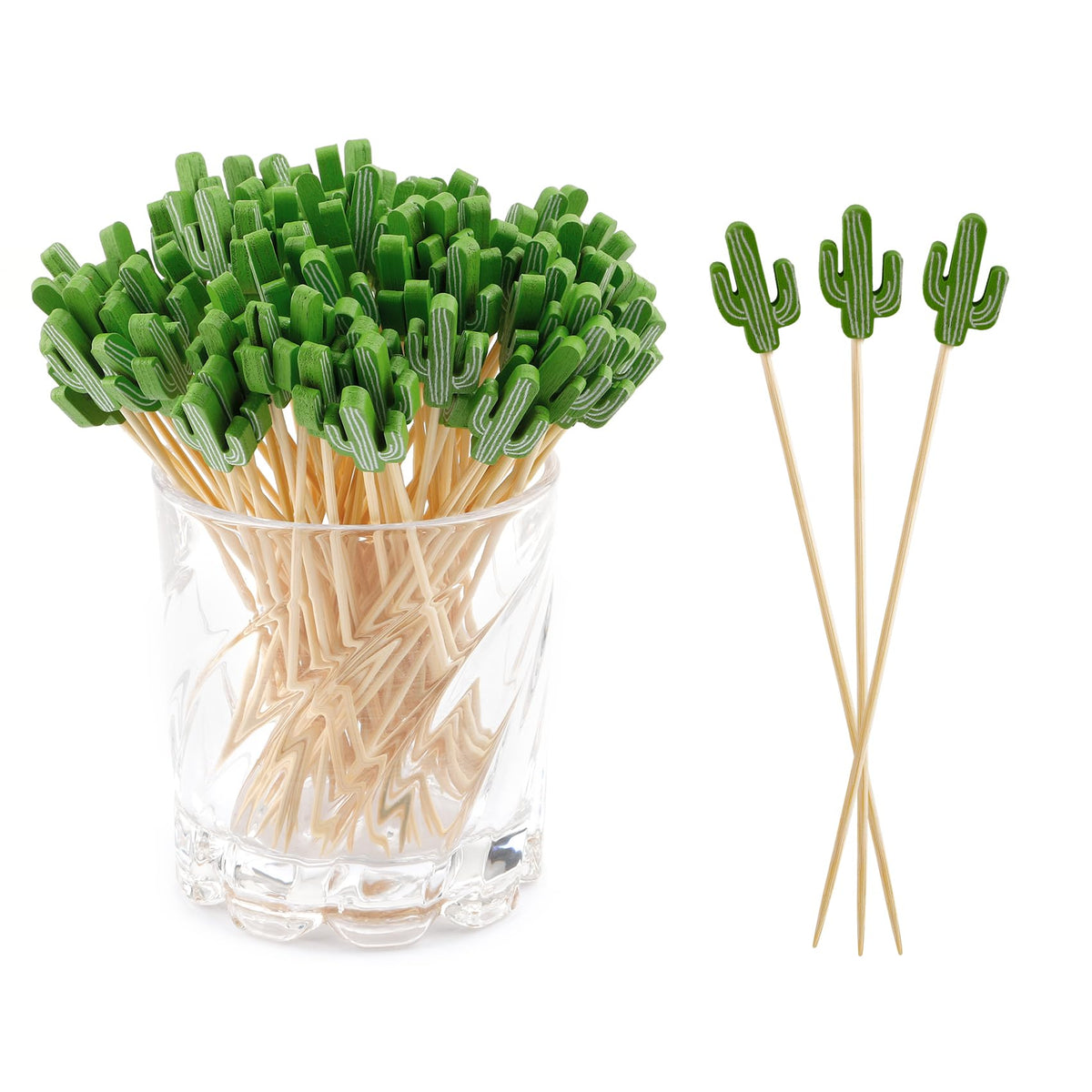 400pcs 4.7inch Cocktail Toothpicks For Drinks Appetizer Toothpicks Decorative Toothpicks Cocktail Sticks For Garnish Toothpicks Wooden White Pearl Party Toothpicks For Homecoming, Bachelor Party