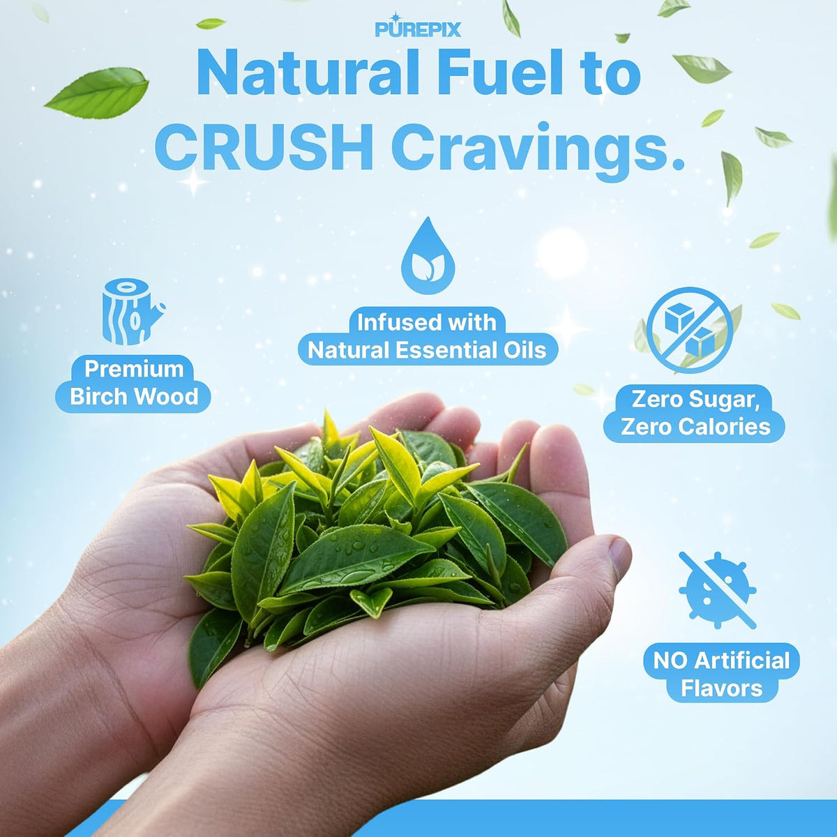 PurePix Crush Root Beer Flavored Toothpicks Quit Smoking Support, Thick Birchwood Infused Sticks, 40 Count Pouch, Long-Lasting Taste, Nicotine Free, Quit Smoking Gift, Vegan Gluten-Free, Made in USA