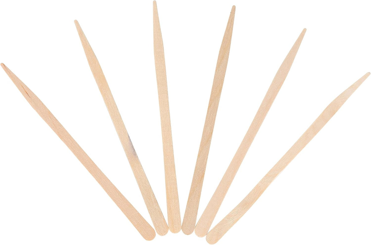 3000 Count | KingSeal Natural Birch Wood Sandwich Picks, Appetizer Picks, Salon Waxing Sticks, 3.5 Inch Length, Plain, Eco-Friendly - 4 Packs x 750