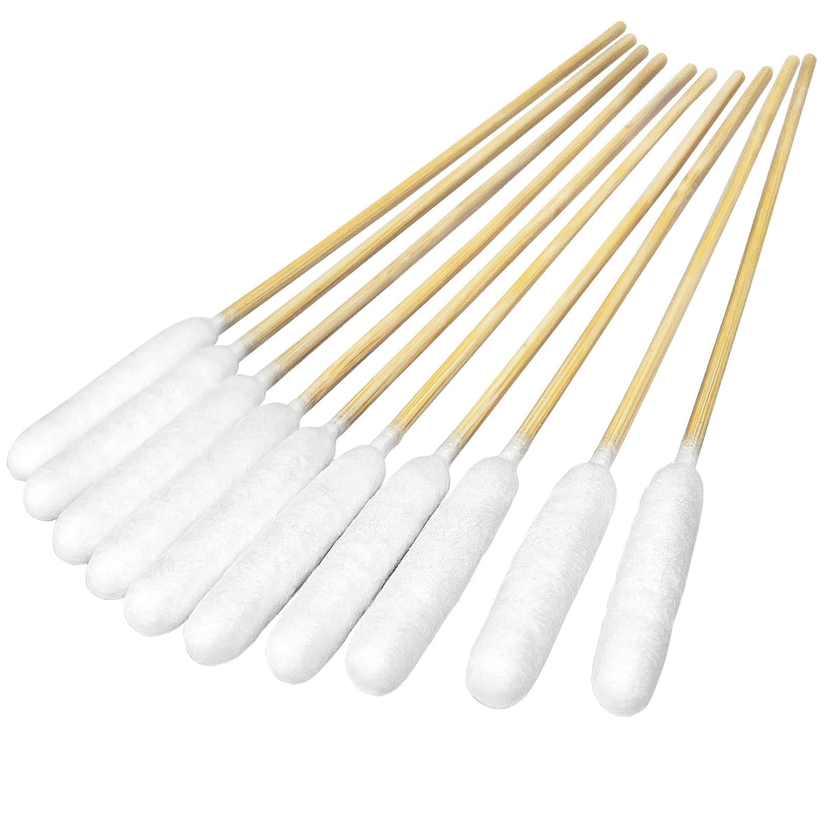 200-Pack of Long, Large Dog Ear Swabs with Bamboo Sticks