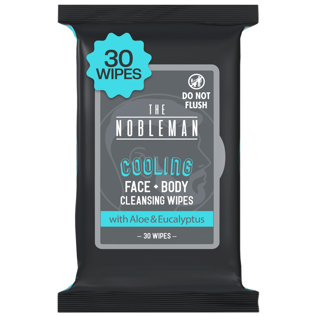 Men's Charcoal Face + Body Cleansing Wipes - 4 Pack (120ct)