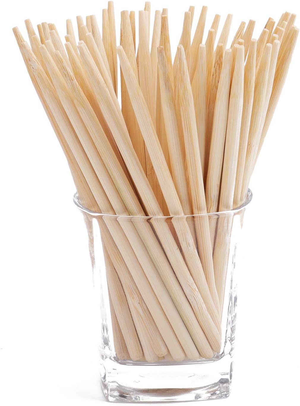 Yesland 1000 Pack Candy Apple Sticks - 5.5 Inch 5mm Sturdy Bamboo Sticks for Caramel - Wooden Skewer Sticks for BBQ, Corn Dog, Corn Cob, Cookie, Lollipop & Kabob